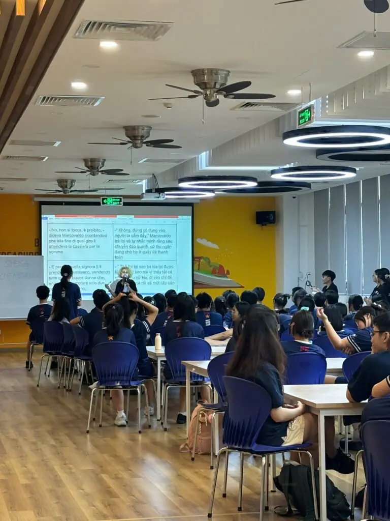 Khám Phá Ngôn Ngữ Và Văn Hóa Ý Qua Lớp Học Thử Tại VinSchool Grand Park
